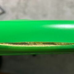 トランポリン グリーン　102cm 耐荷重110kgの画像