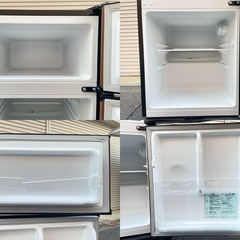 受け渡し予定決まりました　動作品 2018年製 単身用2ドア冷凍/冷蔵庫 RM-90L02DW A-Stage S-cubism の画像