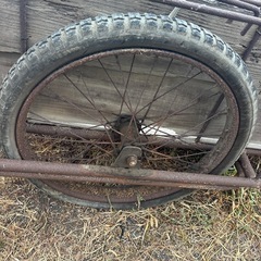 レトロなリアカーの画像