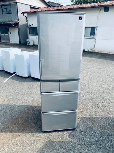 美品 SHARP ノンフロン冷凍冷蔵庫 🌸SHARP ノンフロン冷凍冷蔵庫 SJ-PW42B-S (エコリッチストア