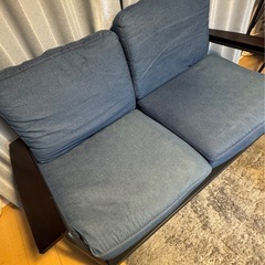 デニムソファの画像