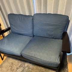 デニムソファの画像