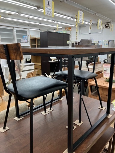 【値下げしました！！】NITORI/ニトリ 3点ダイニングセットNo.2360● ※現金、クレジット、スマホ決済対応