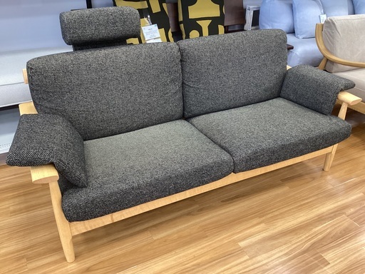 トレファクマーケット久喜店】柏木工 2人掛けソファー