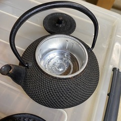 小さな鉄器 鉄瓶 鉄分補給 鉄瓶兼用急須 鉄びん 直火可の画像