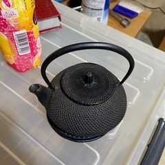 小さな鉄器 鉄瓶 鉄分補給 鉄瓶兼用急須 鉄びん 直火可の画像