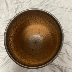 信楽焼　花瓶の画像