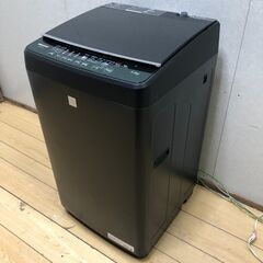 美品 洗濯機 黒 一人暮らし 中古 5.5キロ 2020年  Hisense ハイセンス HW-G55E7KK 美品 ホース付き 【糸島市内 送料無料】250730-13の画像