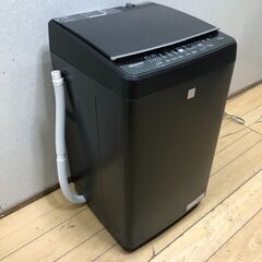 美品 洗濯機 黒 一人暮らし 中古 5.5キロ 2020年  Hisense ハイセンス HW-G55E7KK 美品 ホース付き 【糸島市内 送料無料】250730-13の画像