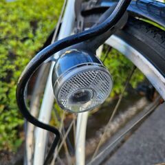 リサイクルショップどりーむ天保山店　No359　自転車　シティサイクル　27インチ　ホワイト　エコチャリNo21880Uの画像