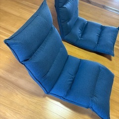 リクライニング機能付き座椅子2台の画像