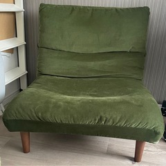 1人用コーデュロイソファーの画像