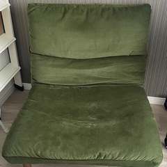 1人用コーデュロイソファーの画像