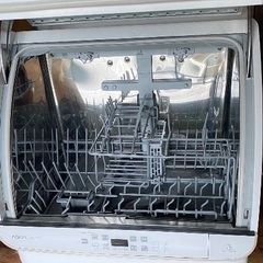 最終再値下！中古★美品★食器洗い機★AQUA アクア 送風乾燥機能付き ホワイト ADW-GM3の画像