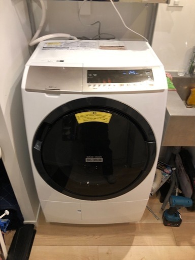 美品 日立 BD-SV110CR 右開ドラム式洗濯乾燥機 洗濯11k 乾燥6k