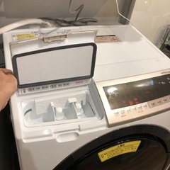 美品　日立　BD-SV110CR 右開ドラム式洗濯乾燥機　洗濯11k 乾燥6k 大容量　の画像