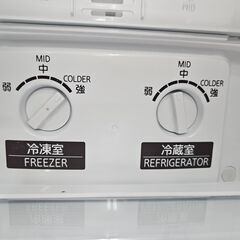 リサイクルショップどりーむ天保山店　No3667　２ドア冷蔵庫　三菱　2018年製　容量146L　1～2人暮らしに最適なサイズです♪の画像