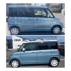 売約済み　　⭐️美車⭐️平成27年　スペーシア　X   お洒落な2トーンカラー　⭐️装備充実⭐️NAVI・TVてBluetooth・HDMI 等の画像