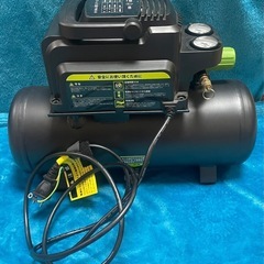 エアーコンプレッサー　ミナト　CP-8A 8Lオイルレス　中古　美品　取説付属品の画像