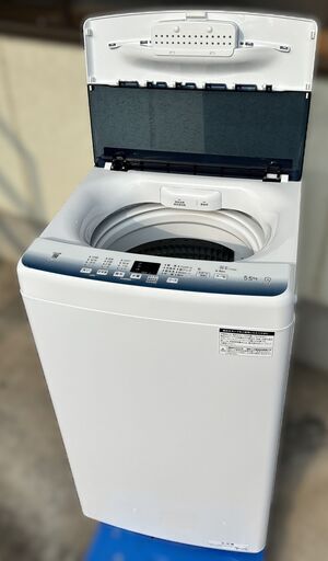 ハイアール 全自動電気洗濯機 JW-U55LK 2023年製 通電・動作確認