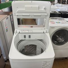 地域限定送料無料　超美品【 Panasonic 】パナソニック 洗濯10.0㎏ 全自動洗濯機 AIエコナビ 液体洗剤・柔軟剤 自動投入 スゴ落ち泡洗浄 NA-FA10K2の画像