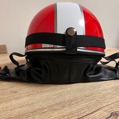 【レトロヘルメット ゴーグル付き／125cc以下用】の画像