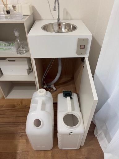 日本箱産業 おく洗 ポータブル 洗面台 簡易手洗い