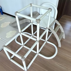 【お譲り先決定】滑り台つきジャングルジム ベビー滑り台の画像