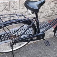 自転車 黒の画像
