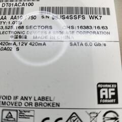 3.5インチ　TOSHIBA社製　ハードディスク　1TB！の画像