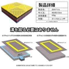 【中古】ガレージタイル フロアタイルの画像