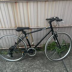 クロスバイク　ワイヤー錠・スマホホルダー・ライト（未使用品）付属の画像