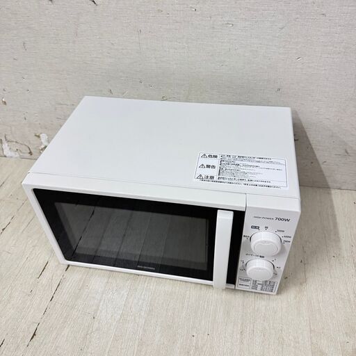  24781  ターンテーブル電子レンジ　60Hz 専用 IRISOHYAMA 2021年製 60HZ(西日本専用) ◆大阪市内・東大