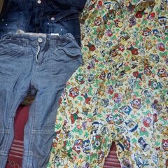 計10点以上‼️キッズ服、格安で❗大量‼️使用感有り系！夏子供服130サイズセット、H&Mやロゴス、マーベル等‼️の画像