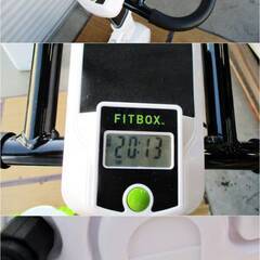 FITBOX　フィットネスバイク　FBX-002W-01　動作良好　スピンバイク　エアロバイク　第3世代　負荷8段階　エクササイズ　フィットボックスの画像