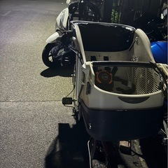 電動アシスト自転車　パナソニック　ギュット　バッテリー：　13.2Ah、充電器付、機関良好、内装3段ギヤ、子供乗せ電動自転車です。の画像