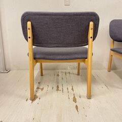  24767  ダイニングチェア 2脚セット　ゆったり幅 エスパス   ◆大阪市内・東大阪市他 6,000円以上ご購入で無料配達いたします！◆ ※高槻・枚方方面◆西宮・尼崎方面◆生駒方面　それぞれ条件付き無料配送あり！            の画像