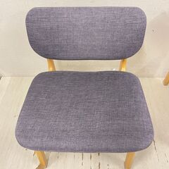  24767  ダイニングチェア 2脚セット　ゆったり幅 エスパス   ◆大阪市内・東大阪市他 6,000円以上ご購入で無料配達いたします！◆ ※高槻・枚方方面◆西宮・尼崎方面◆生駒方面　それぞれ条件付き無料配送あり！            の画像