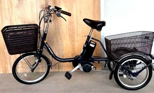 も　パナソニック　電動アシスト三輪車 電動三輪車 パナソニック 自転車の中古が安い！激安で譲ります