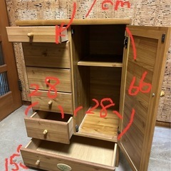 6段チェスト　タンス　収納　木製の画像