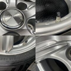 【DUNLOP WINTER MAXX WM03 205/65R16】スタッドレス【VIOLENTO 16インチ 6.5J5HPCD114.3+40】22年製 バリ溝　ヤリスクロス等(STC016)の画像
