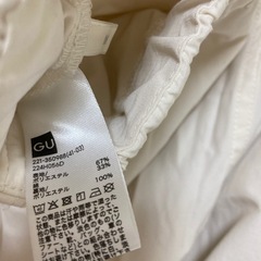 GU  Mサイズ　パラシュートカーゴ　ホワイトの画像