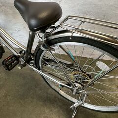 【直接引渡限定：富山】アサヒ シティクロス 自転車 BOBYYTOWN 26インチ オートライト シマノ6速ギア 状態良好 LED Y1964の画像