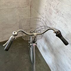 【直接引渡限定：富山】アサヒ シティクロス 自転車 BOBYYTOWN 26インチ オートライト シマノ6速ギア 状態良好 LED Y1964の画像