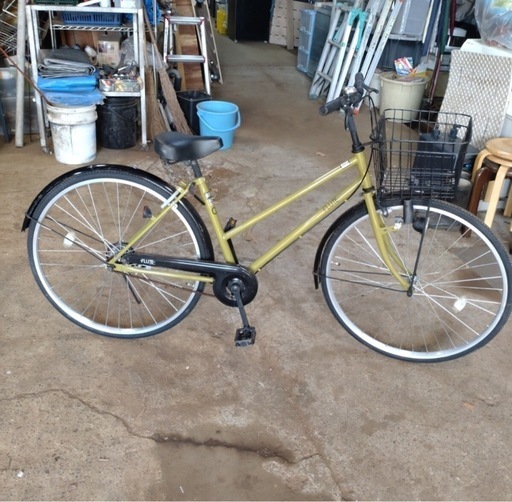 自転車シティサイクル27インチ FLUTE 中古現状渡し (ああ) 横浜
