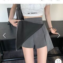新品未使用サイズ間違いのため出品スカートに見えるショーツの画像