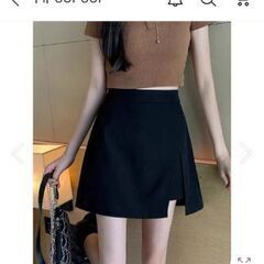 新品未使用サイズ間違いのため出品スカートに見えるショーツの画像