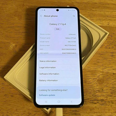 Android Galaxy Flip 4｜256gb｜SIMフリーの画像