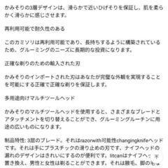 替刃21個付 髭剃りの画像