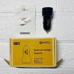 シガーソケット カーチャージャー 充電 USBポート 急速充電 クイックチャージの画像
